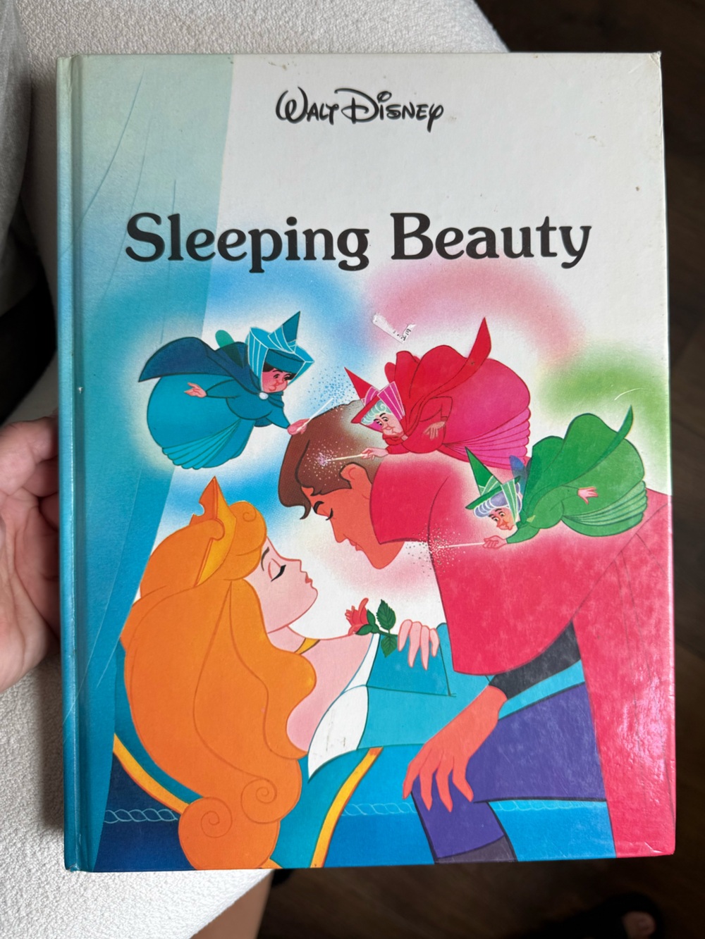 VINTAGED 1986 Disney Sleeping Beauty Hardcover Book